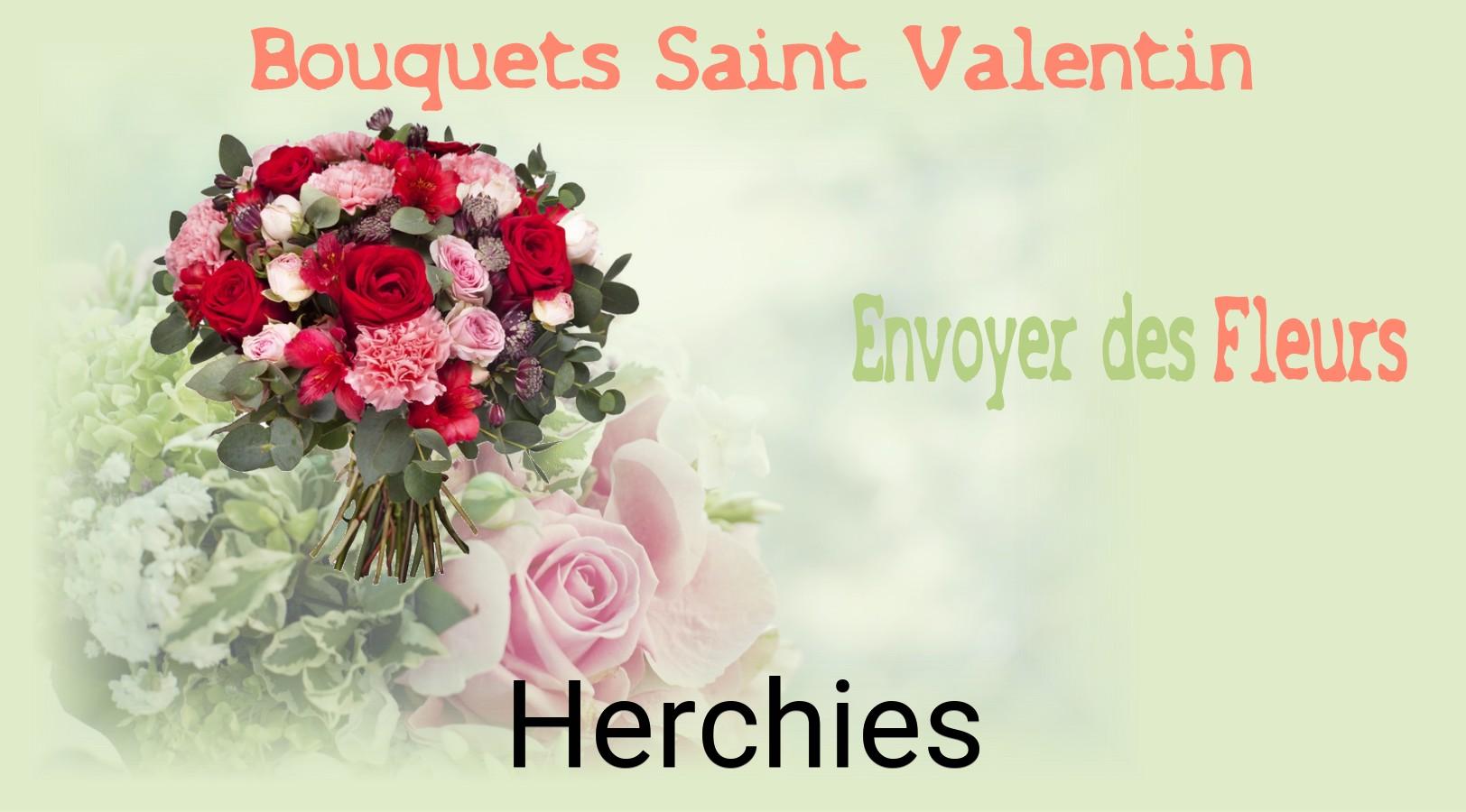 Roses de Saint-Valentin livrées à Herchies